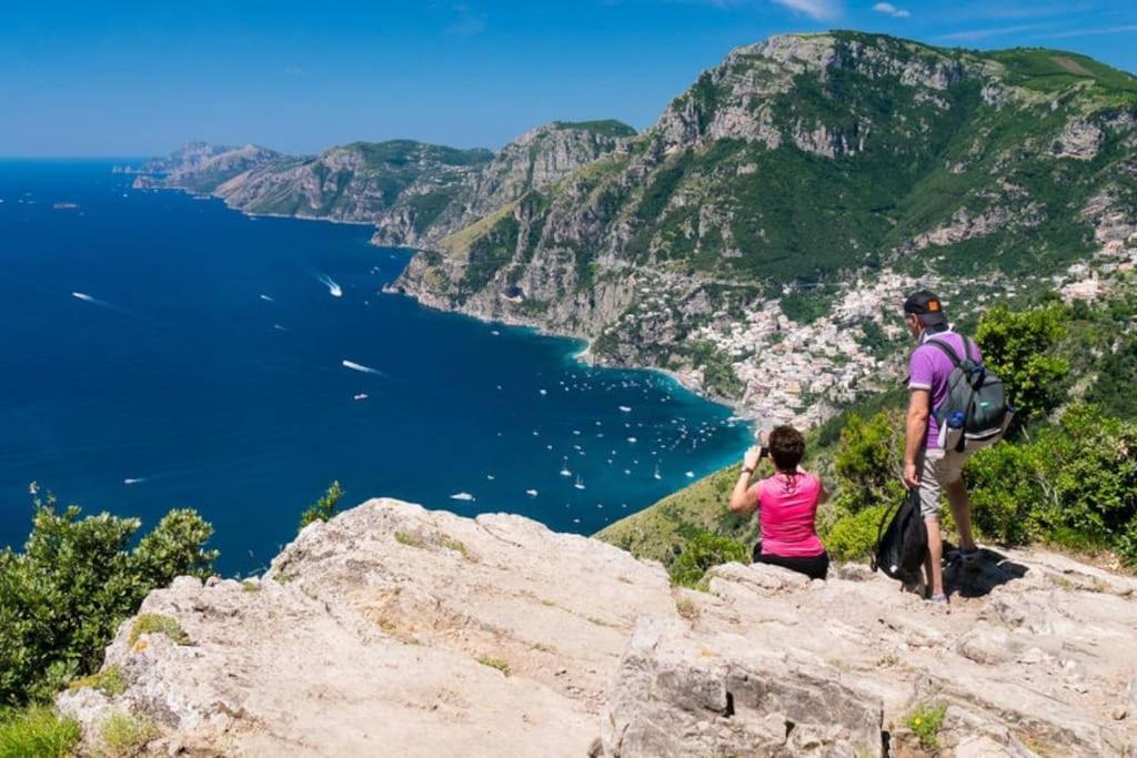 Amalfi Coast, Positano, Sorrento, Capri, Garden, Villa Carcara Colli di Fontanelle Extérieur photo