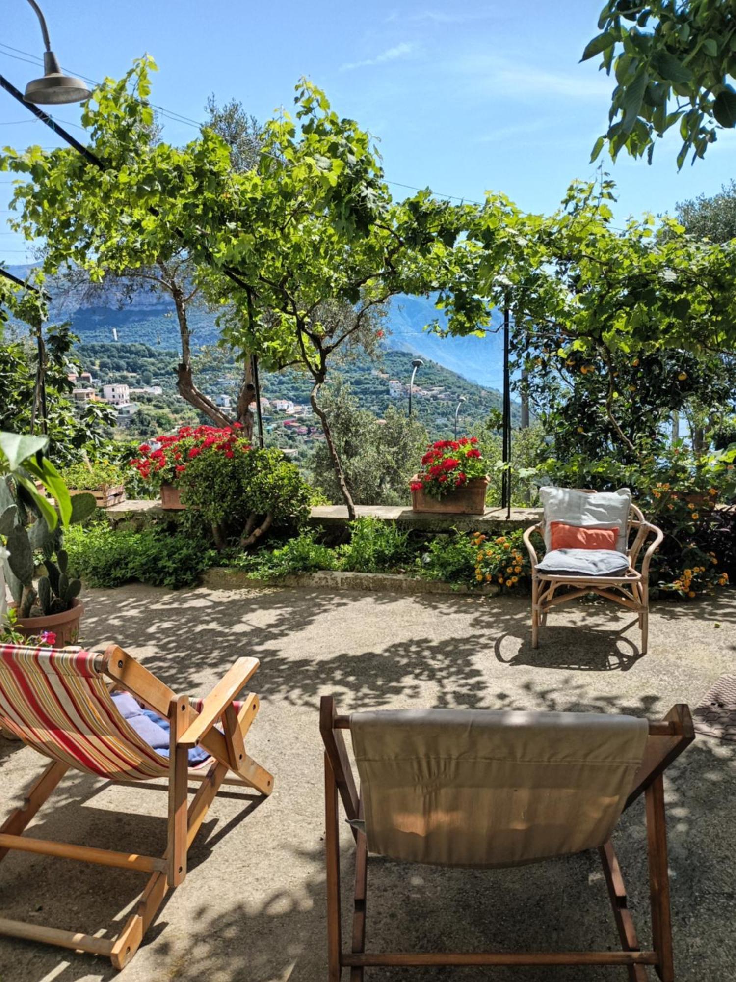 Amalfi Coast, Positano, Sorrento, Capri, Garden, Villa Carcara Colli di Fontanelle Extérieur photo